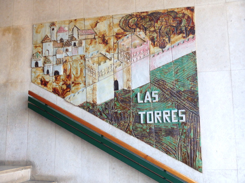 Apartment Entryway Tiles, Las Torres (the Towers).